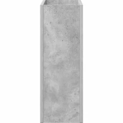 vidaXL Paraplu Standaard Beton Grijs 40 x 20 x 55,5 cm Bewerkt hout