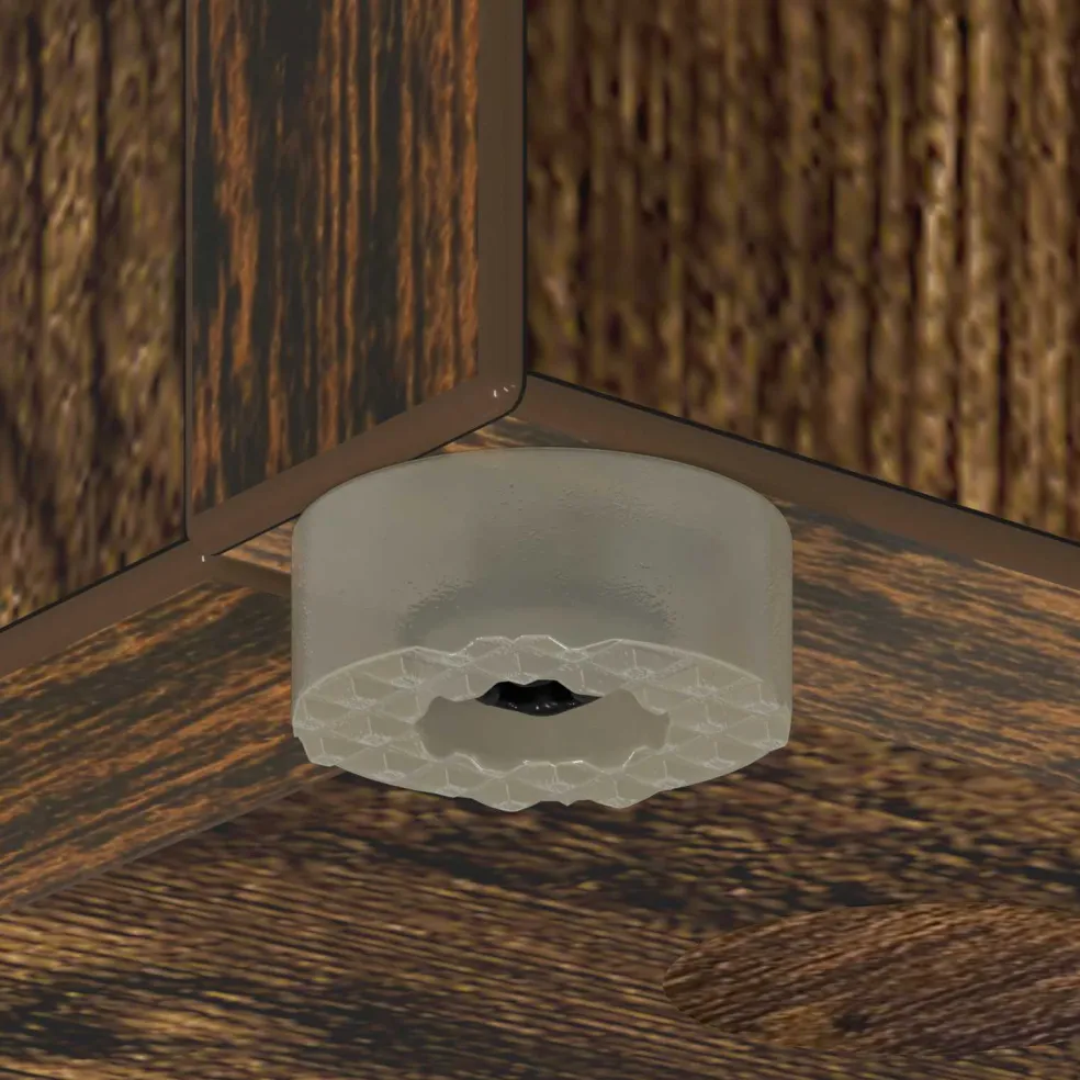 vidaXL Paraplu Standaard Gerookt eiken 40 x 20 x 55,5 cm Bewerkt hout