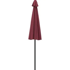 vidaXL Parasol met aluminium paal 250 cm bordeauxrood