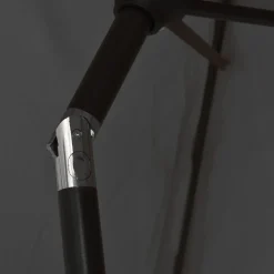 vidaXL Parasol met metalen paal 300 cm antraciet
