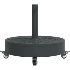 vidaXL Parasolvoet met wielen voor stok van Ø38 / 48 mm 27 kg rond