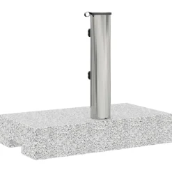 vidaXL Parasolvoet rechthoekig 25 kg graniet