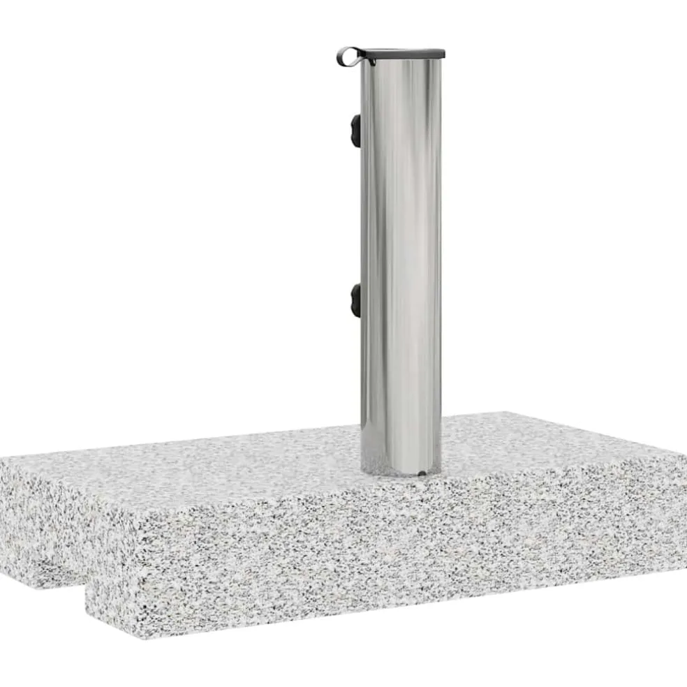 vidaXL Parasolvoet rechthoekig 25 kg graniet