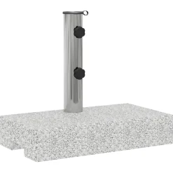 vidaXL Parasolvoet rechthoekig 25 kg graniet