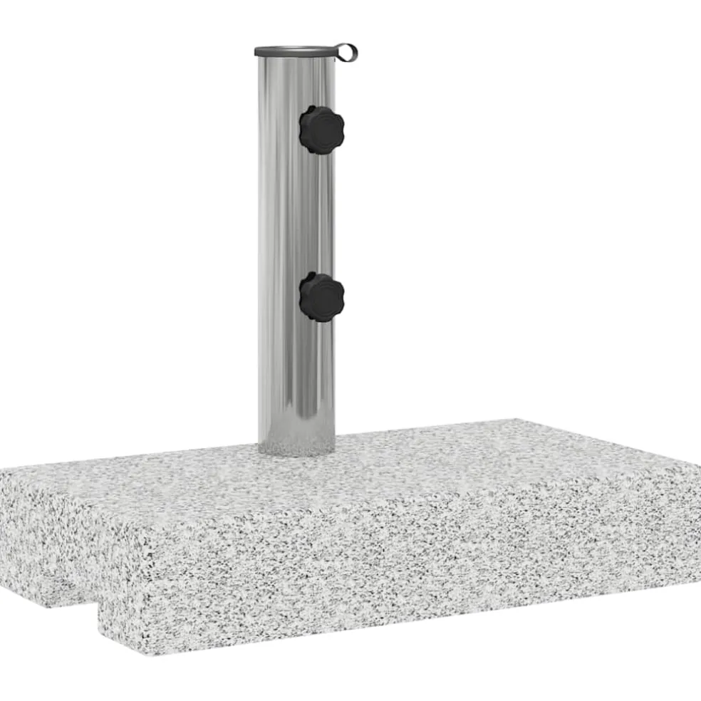 vidaXL Parasolvoet rechthoekig 25 kg graniet