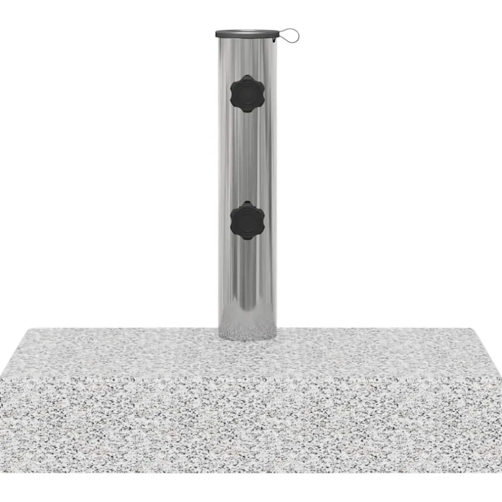 vidaXL Parasolvoet rechthoekig 25 kg graniet