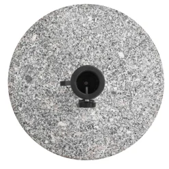 vidaXL Parasolvoet rond 20 kg graniet
