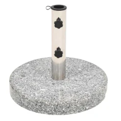 vidaXL Parasolvoet rond 20 kg graniet