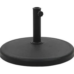 vidaXL Parasolvoet rond 19 kg polyresin zwart
