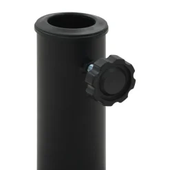 vidaXL Parasolvoet rond 19 kg polyresin zwart