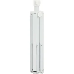 vidaXL Parasolvoet Wit Staal voor paal van 25-32 mm