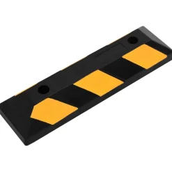 vidaXL Parkeerblokken reflecterend 2 st 56x15x10 cm rubber