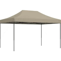 vidaXL Partytent inklapbaar pop-up 440x292x315 cm taupe