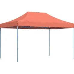 vidaXL Partytent inklapbaar pop-up 410x279x315 cm terracotta