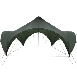 vidaXL Partytent Leger groen 500 x 500 x 350 cm Polyester en staal