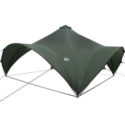 vidaXL Partytent Leger groen 500 x 500 x 350 cm Polyester en staal