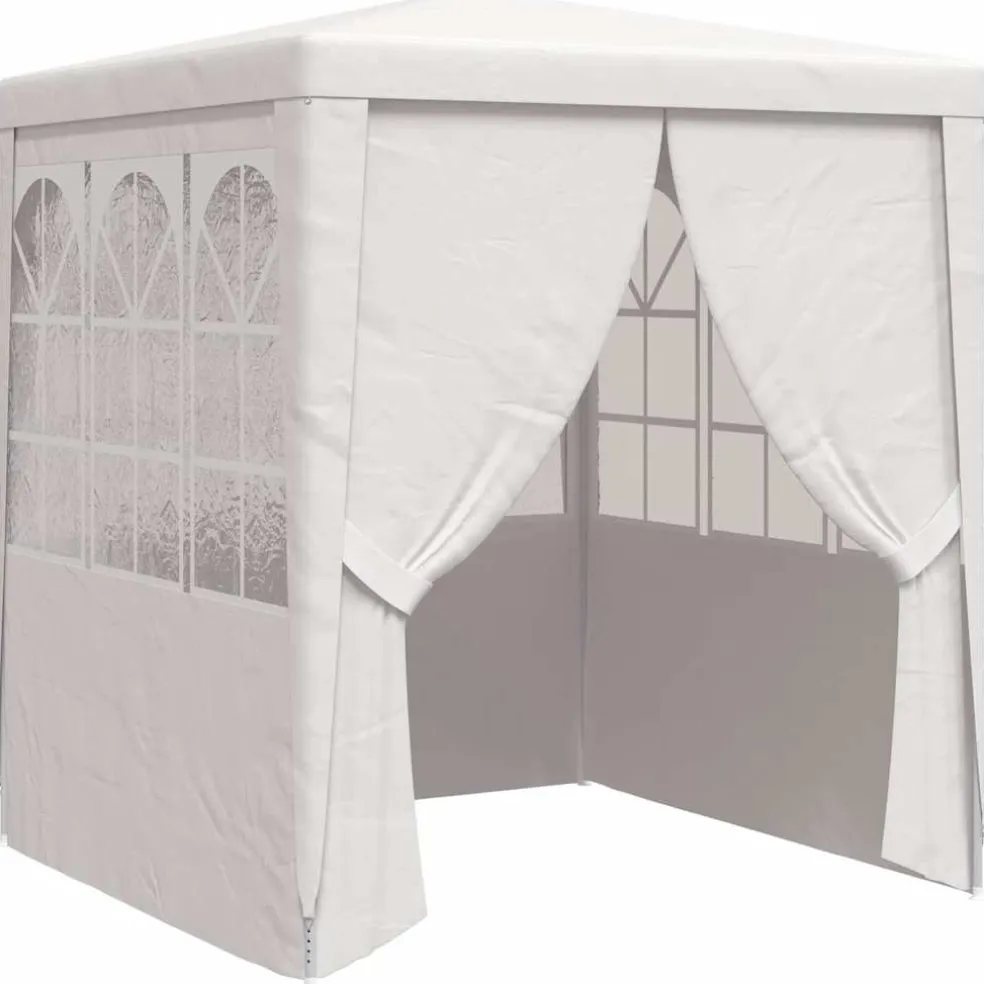 vidaXL Partytent met zijwanden professioneel 90 g/m² 2x2 m wit