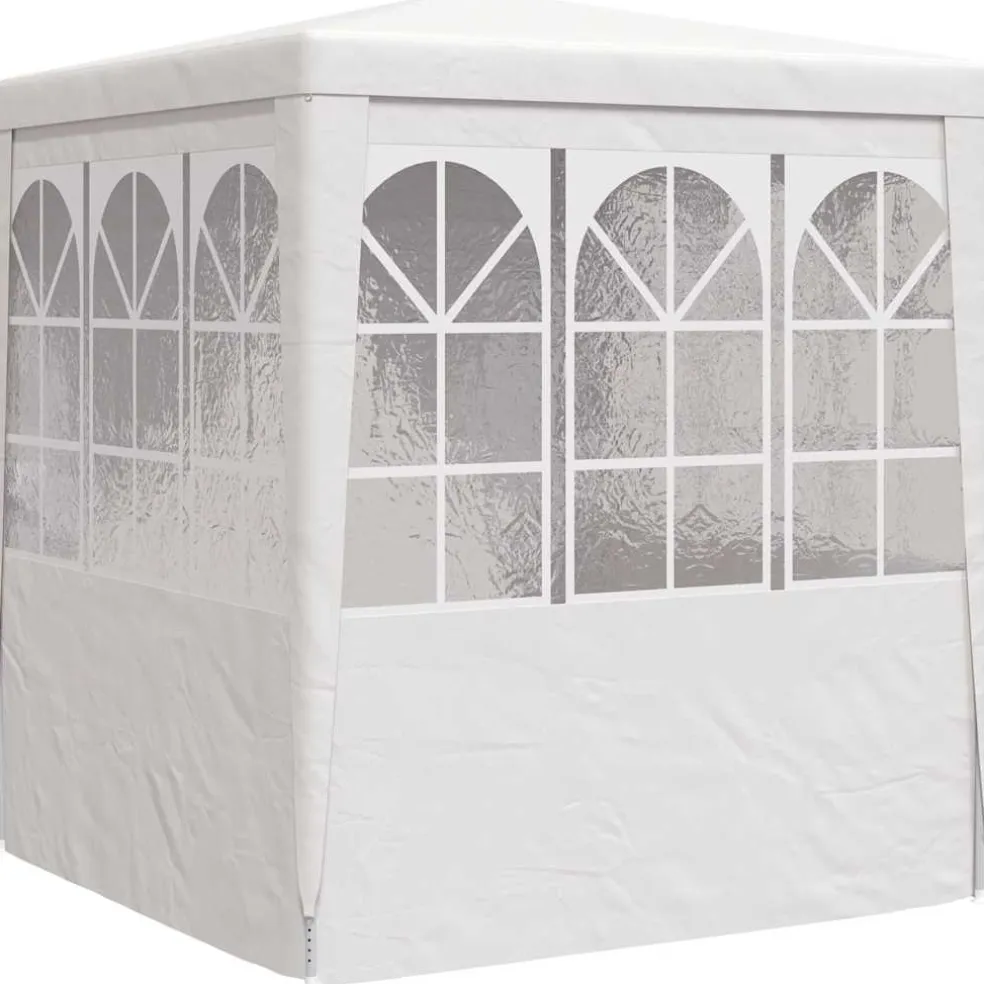 vidaXL Partytent met zijwanden professioneel 90 g/m² 2x2 m wit