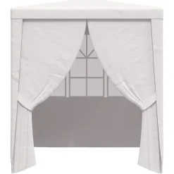 vidaXL Partytent met zijwanden professioneel 90 g/m² 2x2 m wit