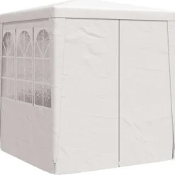 vidaXL Partytent met zijwanden professioneel 90 g/m² 2x2 m wit