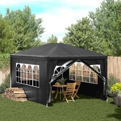 vidaXL Partytent 3x4 m antraciet