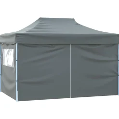 vidaXL Partytent 280 x 410 x 315 cm Antracietkleurig Oxford Stof