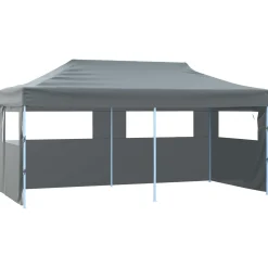 vidaXL Partytent 291 x 580 x 315 cm Antraciet Oxford Stof