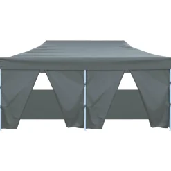 vidaXL Partytent 291 x 580 x 315 cm Antraciet Oxford Stof