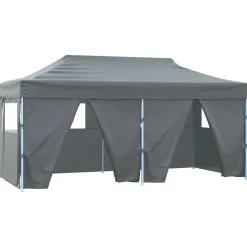 vidaXL Partytent 291 x 580 x 315 cm Antraciet Oxford Stof
