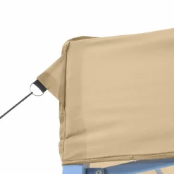 vidaXL Partytent 200 x 200 x 306 cm Beige Oxford Stof