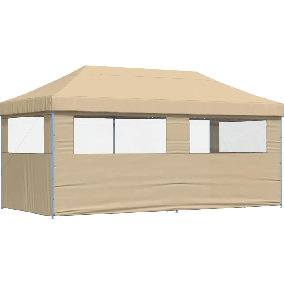 vidaXL Partytent 292 x 580 x 315 cm Beige Oxford Stof