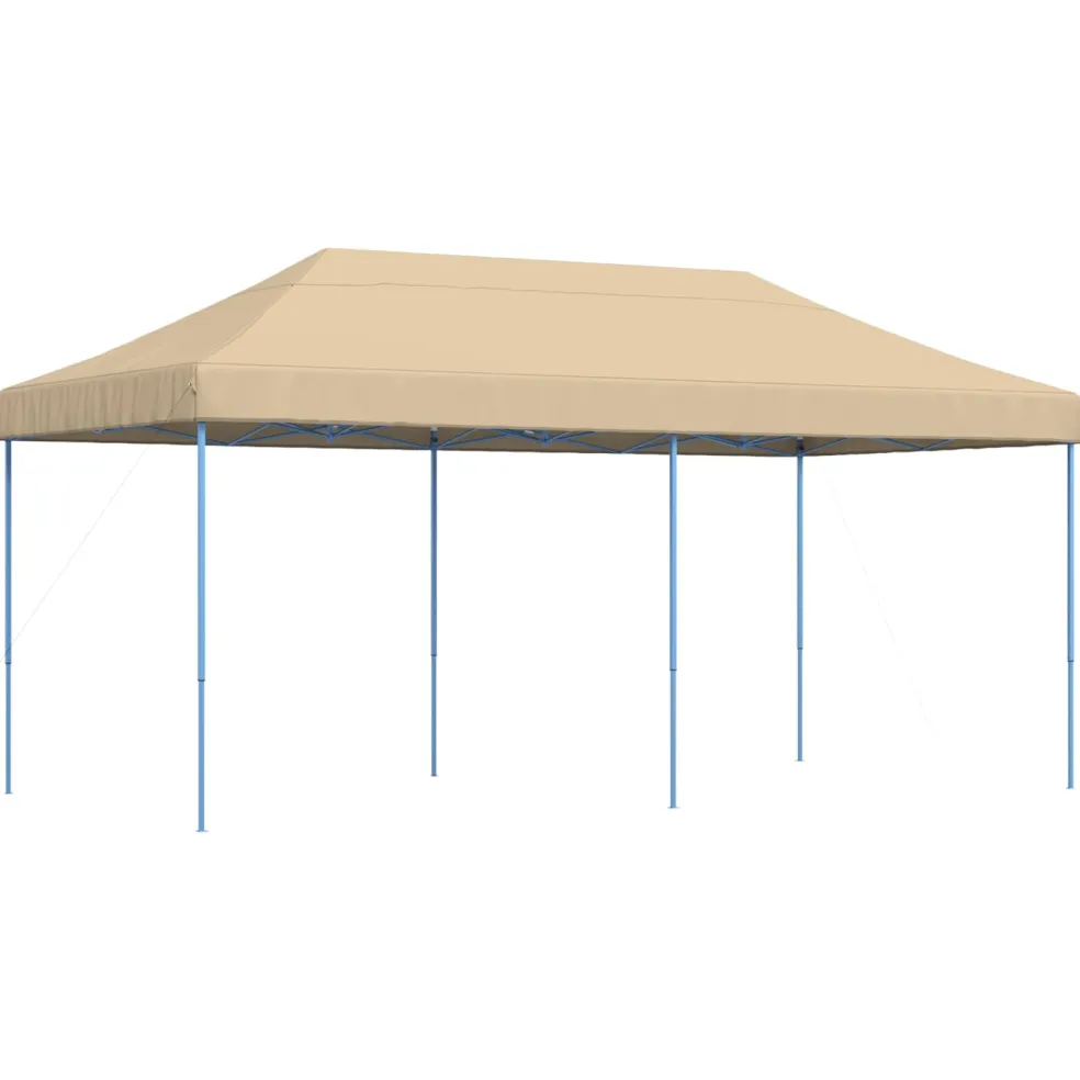 vidaXL Partytent 292 x 580 x 315 cm Beige Oxford Stof
