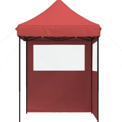 vidaXL Partytent 200 x 200 x 306 cm Bordeauxrood Oxford Stof