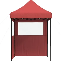 vidaXL Partytent 200 x 200 x 306 cm Bordeauxrood Oxford Stof