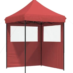 vidaXL Partytent 200 x 200 x 306 cm Bordeauxrood Oxford Stof