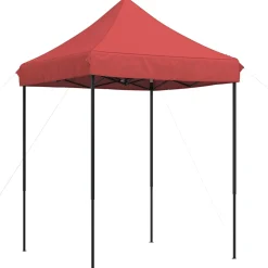 vidaXL Partytent 200 x 200 x 306 cm Bordeauxrood Oxford Stof
