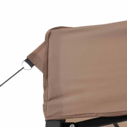 vidaXL Partytent 292 x 580 x 315 cm Bruin Oxford Stof