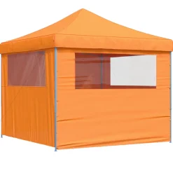 vidaXL Partytent 292 x 292 x 315 cm Oranje Oxford Stof