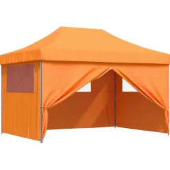 vidaXL Partytent 279 x 410 x 315 cm Oranje Oxford Stof