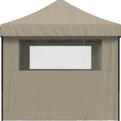 vidaXL Partytent 279 x 410 x 315 cm Taupe Oxford Stof