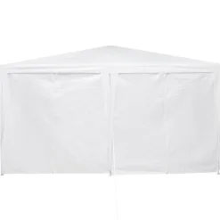 vidaXL Partytent 400 x 400 x 266 cm Wit Polyetheen