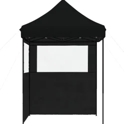 vidaXL Partytent 200 x 200 x 306 cm Zwart Oxford Stof