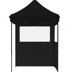 vidaXL Partytent 200 x 200 x 306 cm Zwart Oxford Stof