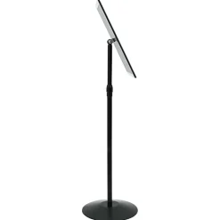 vidaXL Pedestal Posterstand a3 PVC en staal Zwart