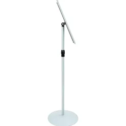 vidaXL Pedestal Posterstand 33 x 33 x 126 cm PVC en staal zilver