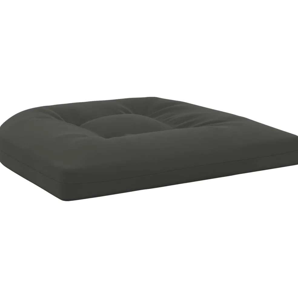 vidaXL 4-Piece Zitkussens 4 st 100% Polyester Antraciet 45 x 45 x 5 cm