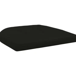 vidaXL 4-Piece Zitkussens 4 st 100% Polyester Zwart 40 x 40 x 5 cm