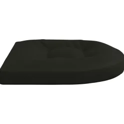 vidaXL 4-Piece Zitkussens 4 st 100% Polyester Zwart 40 x 40 x 5 cm