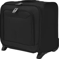 vidaXL Pilotentrolley zwart