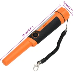vidaXL Pinpointer metaaldetector oranje
